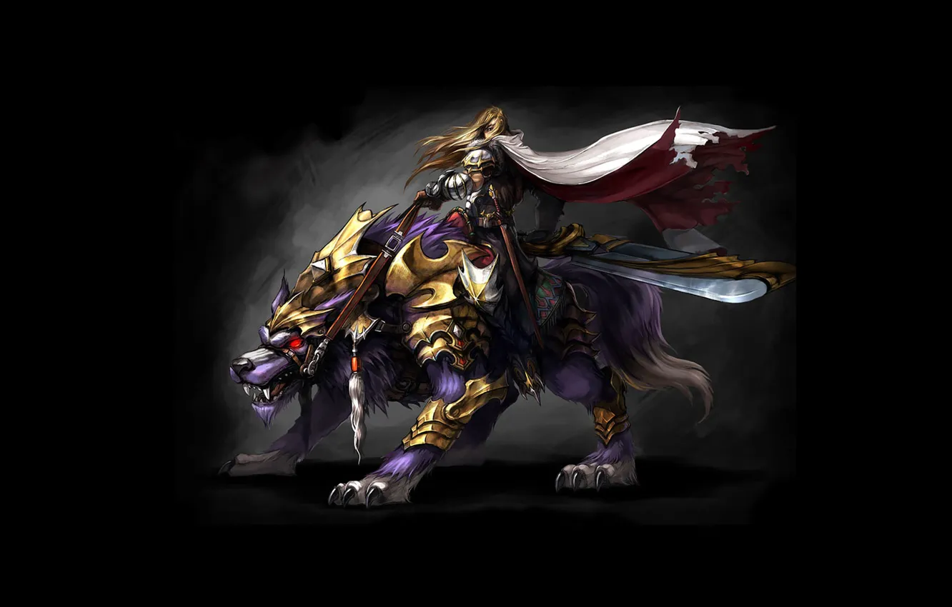 Photo wallpaper warrior, rider, MMORPGБ Online games, Myth War