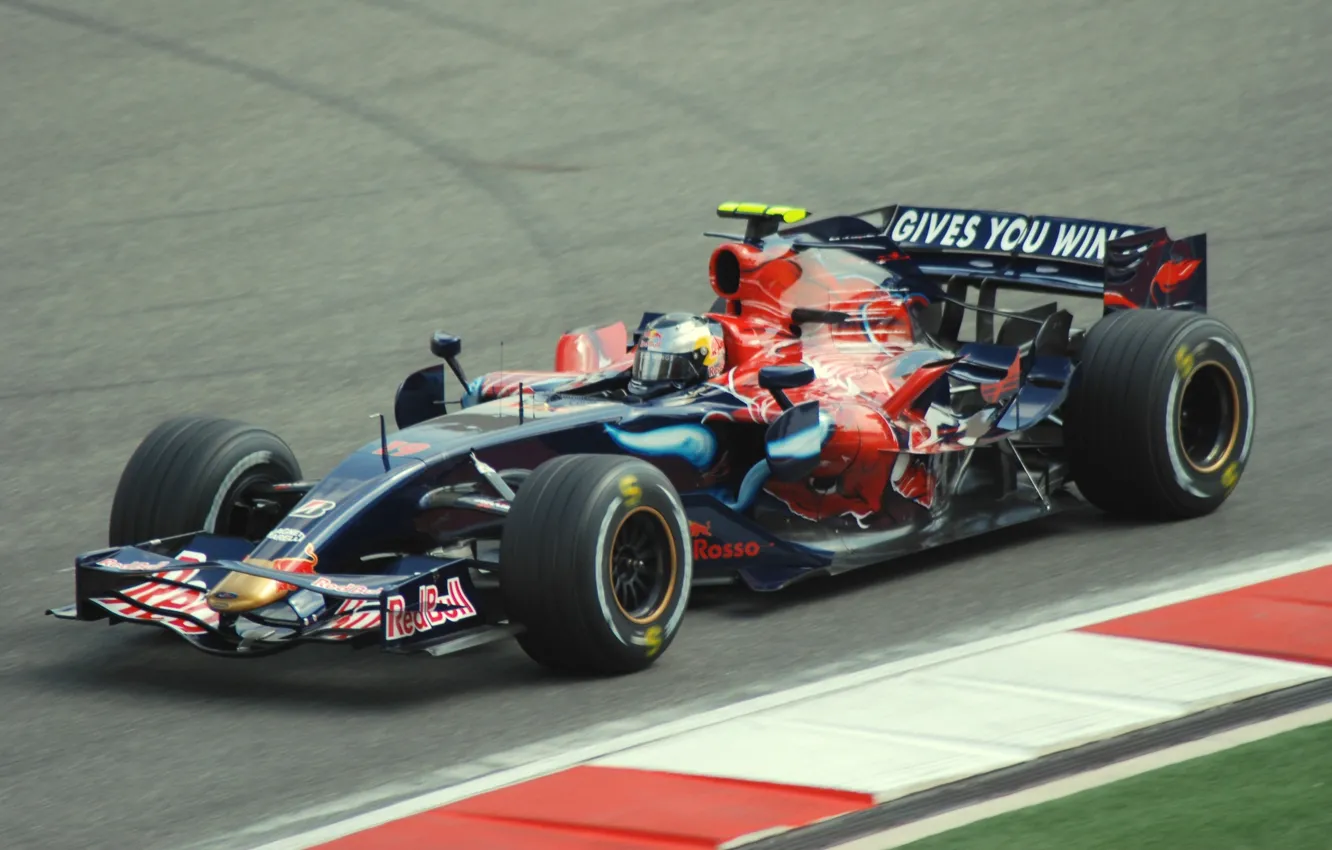 Photo wallpaper 2008, Formula 1, Vettel, Toro Rosso