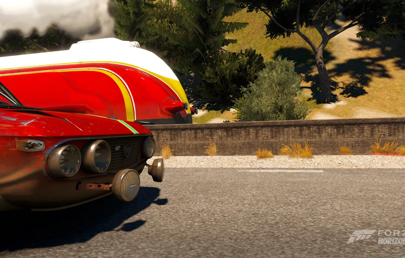 Photo wallpaper machine, train, adrenaline, Forza Horizon, Drive, equal to the speed