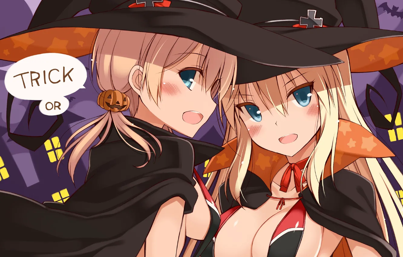 Photo wallpaper girl, fantasy, sexy, cleavage, long hair, boobs, anime, beautiful