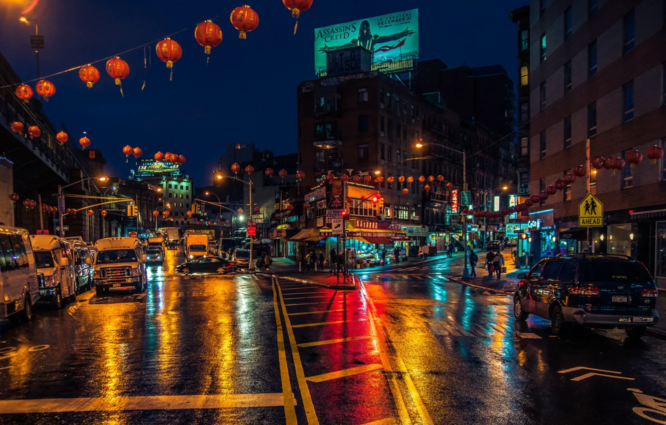 Photo wallpaper New York, USA, USA, New York, Chinatown, Chinatown