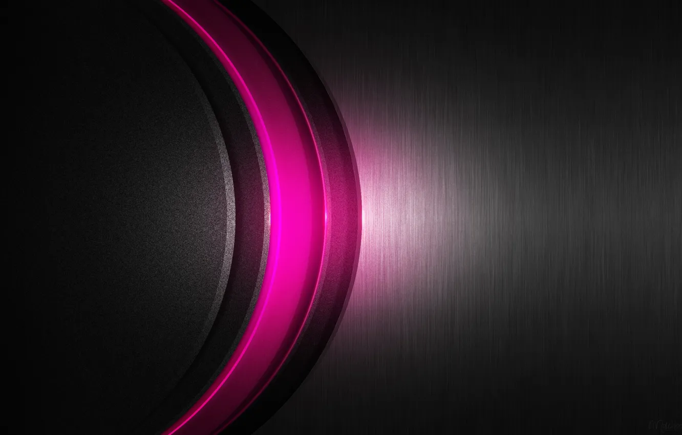 Photo wallpaper metal, pink, carbon, graphic, pinked