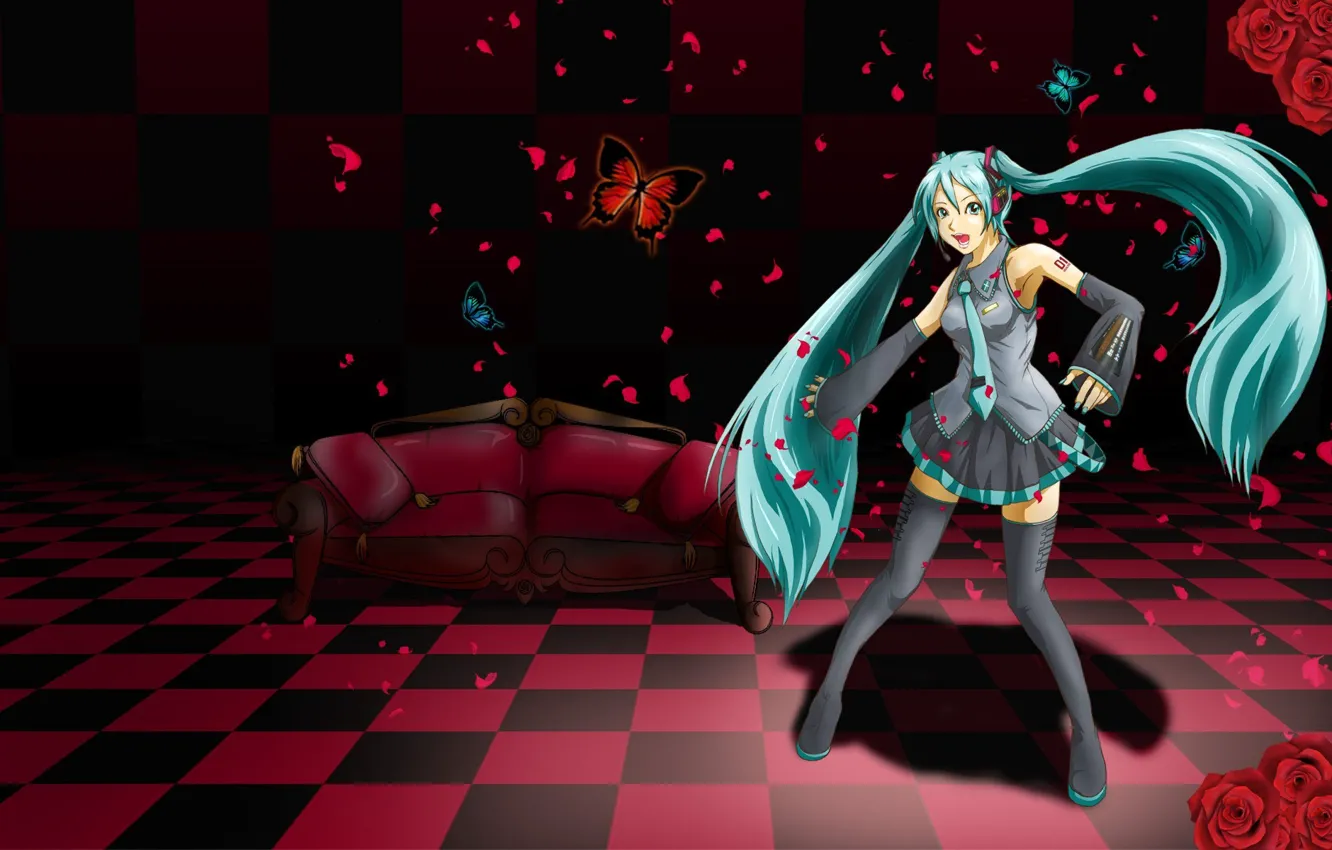 Photo wallpaper anime, art, vakaloid
