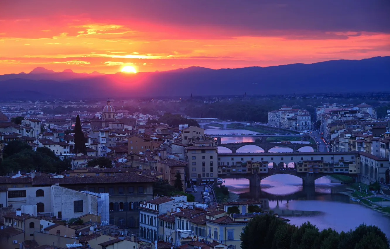 Photo wallpaper Italy, Florence, Tuscany, San Niccolo