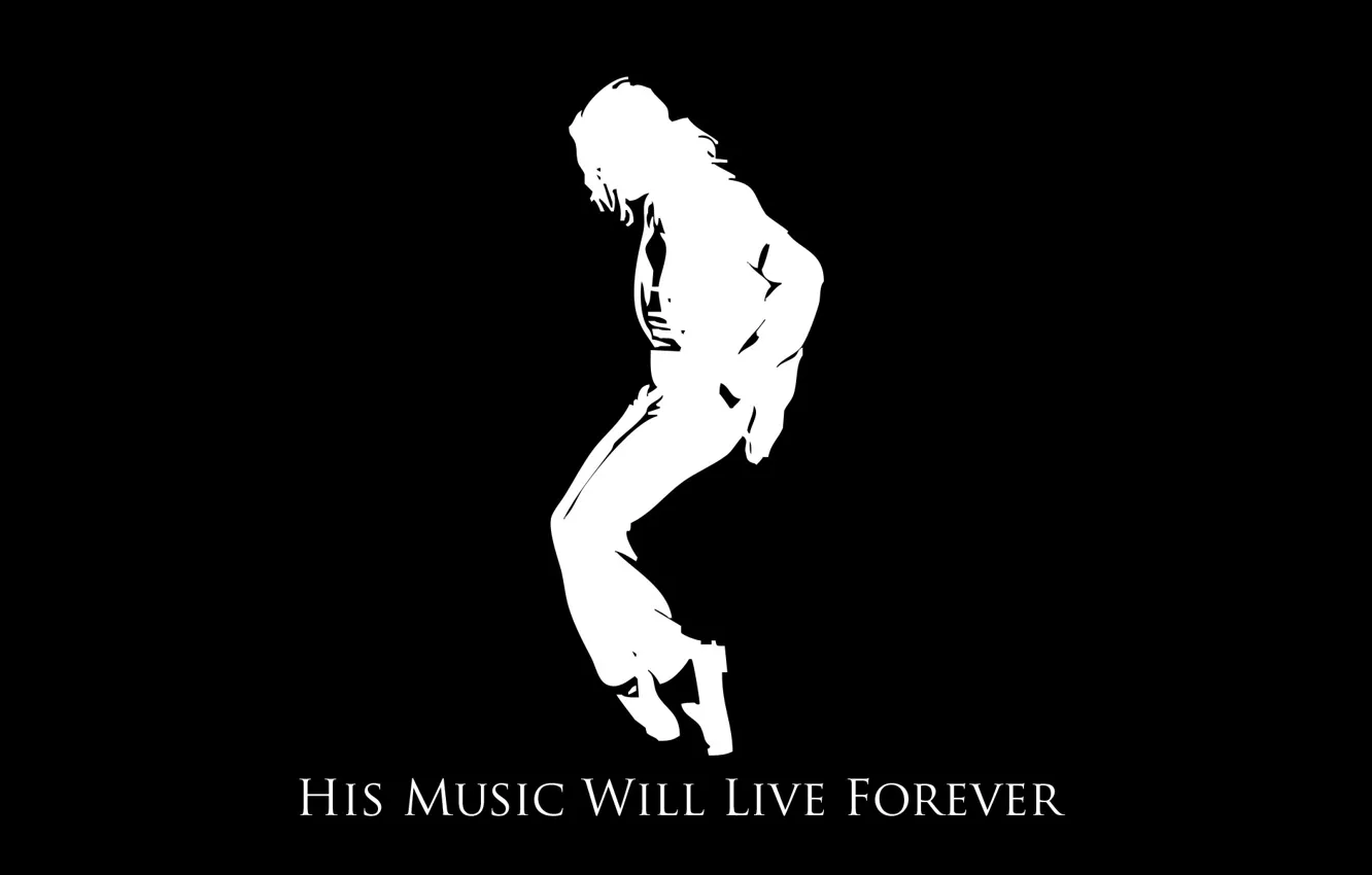 Photo wallpaper text, background, movement, black, silhouette, Michael, Jackson