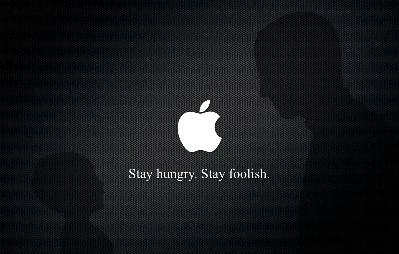 Photo wallpaper apple, Steve jobs, stay foolish, steve jobs, stay hunry
