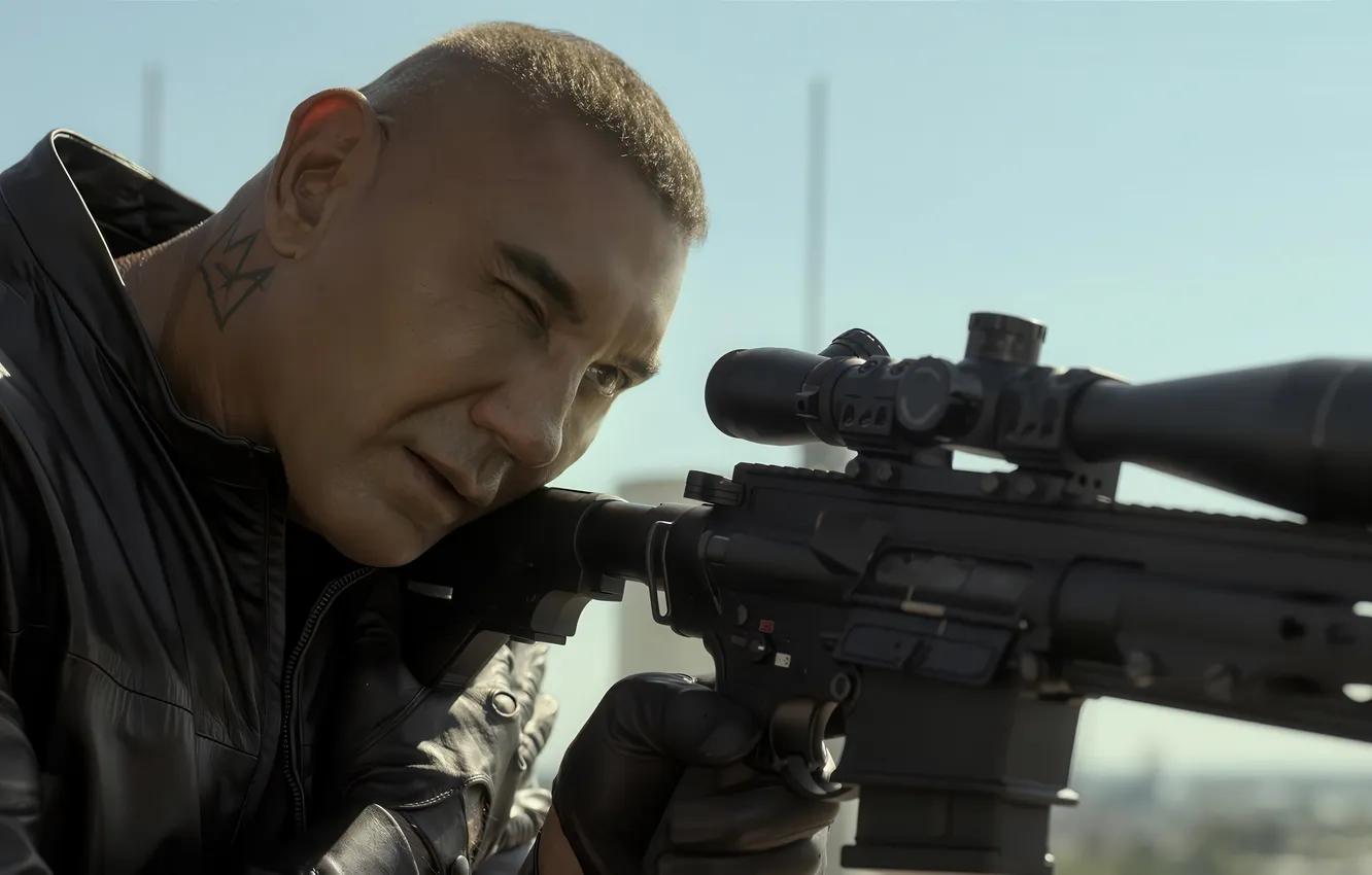 Photo wallpaper sniper, rifle, The Killers Game, The Killer`s Game