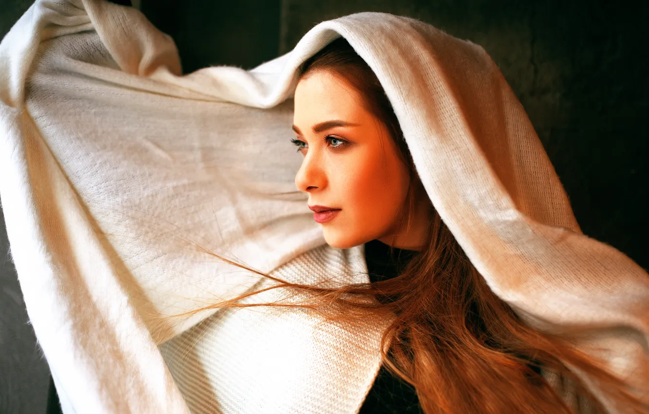 Photo wallpaper profile, sponge, the beauty, Alexa