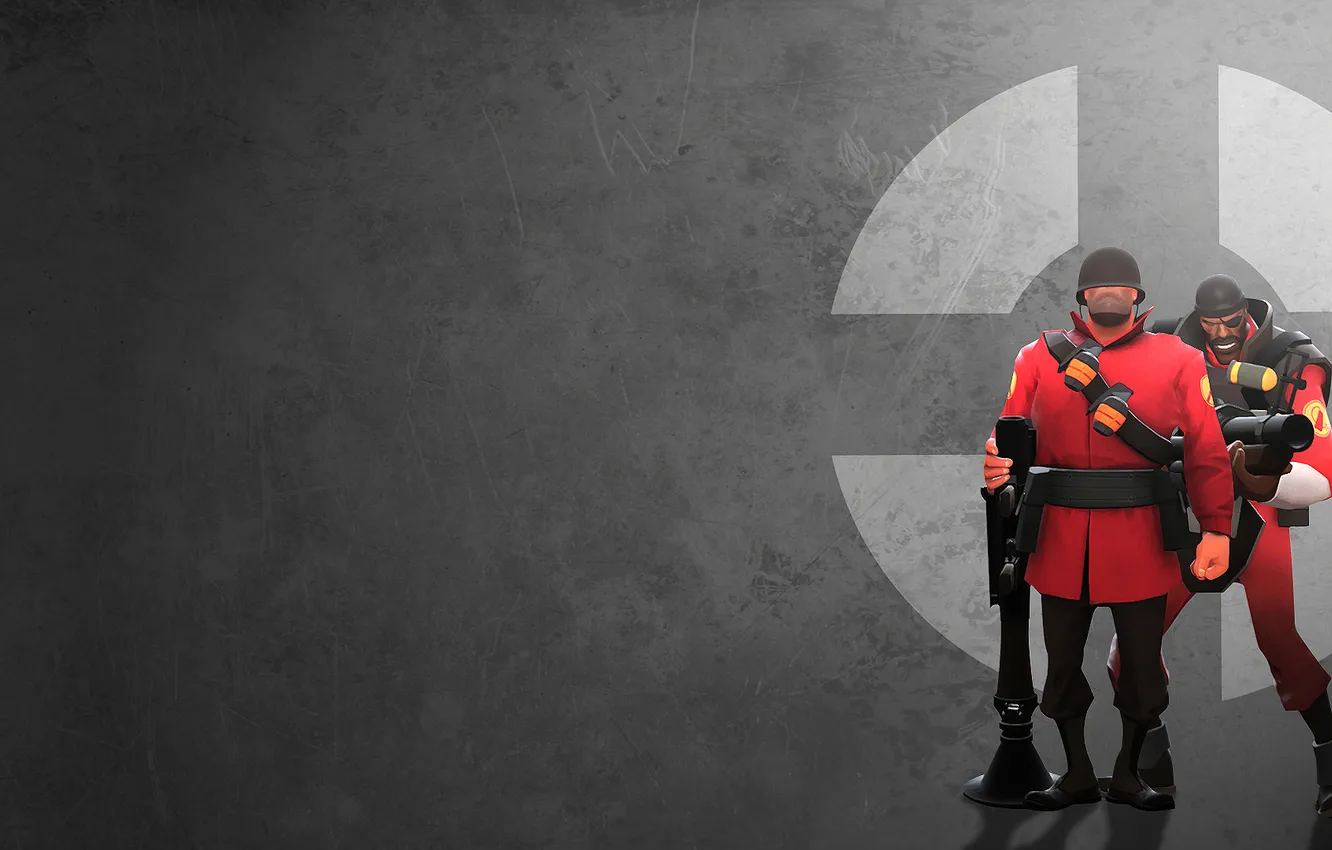 Photo wallpaper soldiers, TF2, Team Fortress 2, The bomber