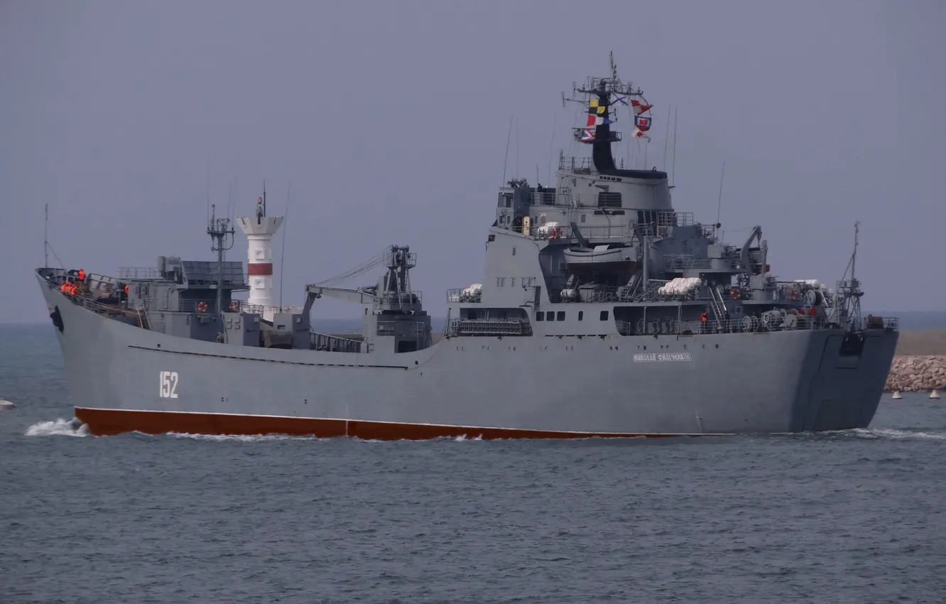 Photo wallpaper ship, large, Navy, landing, Nikolai Filchenkov