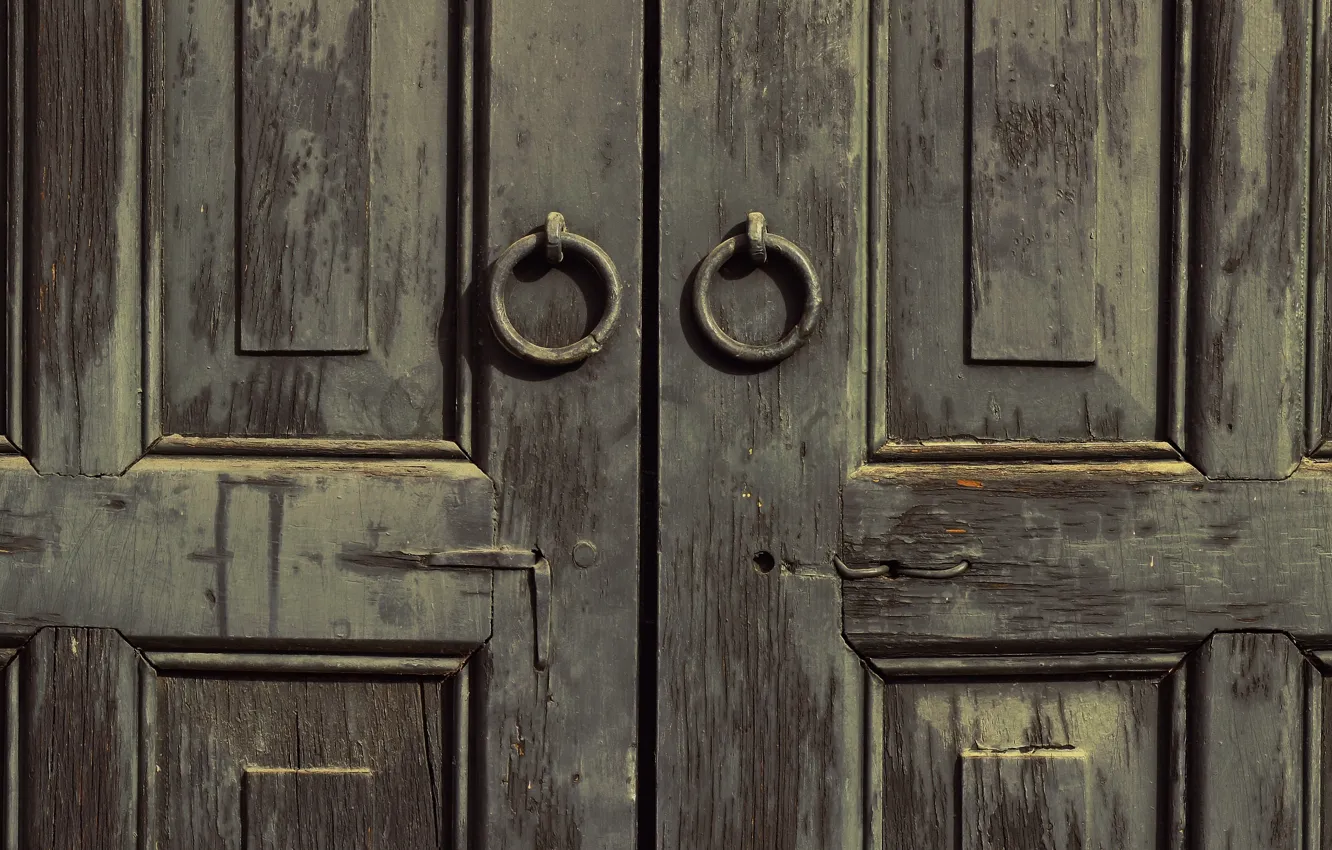 Photo wallpaper background, the door, handle