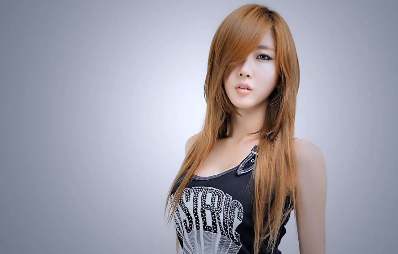 Photo wallpaper girl, asian, cute