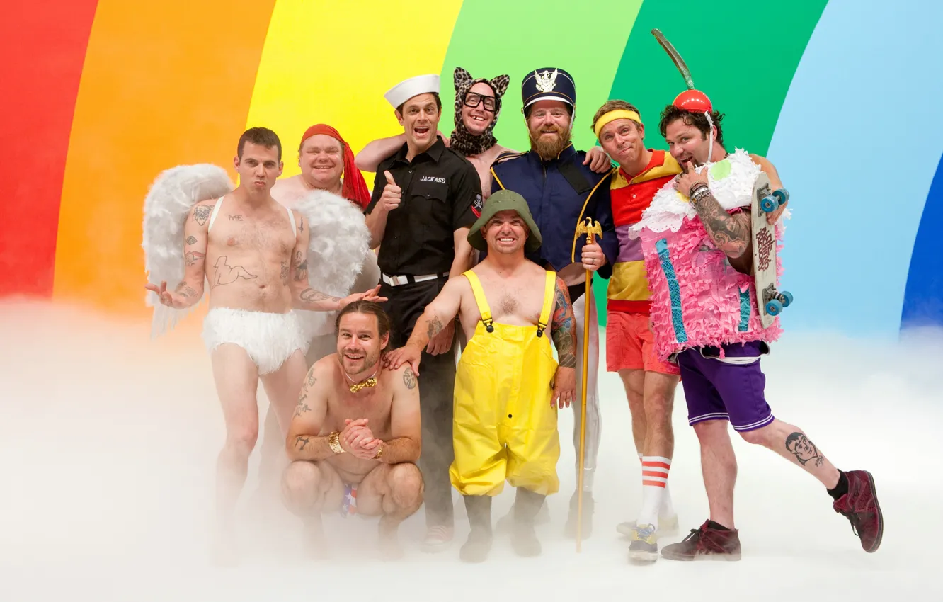 Photo wallpaper movie, the series, cranks, Johnny Knoxville, Jackass, Eren Machihe, Bam Margera, Preston Lacy