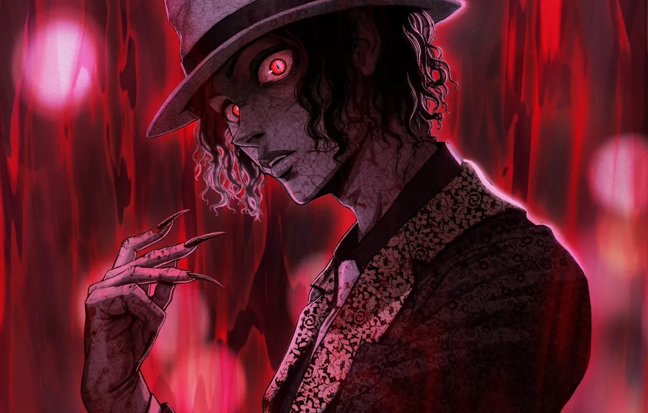 Photo wallpaper look, hands, Muzan Kibutsuji, The Blade Cleaves Demons