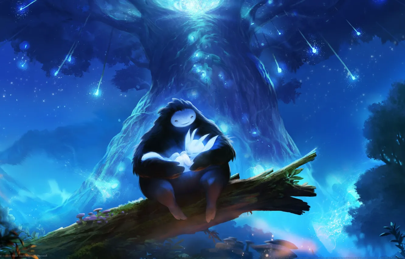 Photo wallpaper Game, Indie, Ori, Ori and the Blind Forest