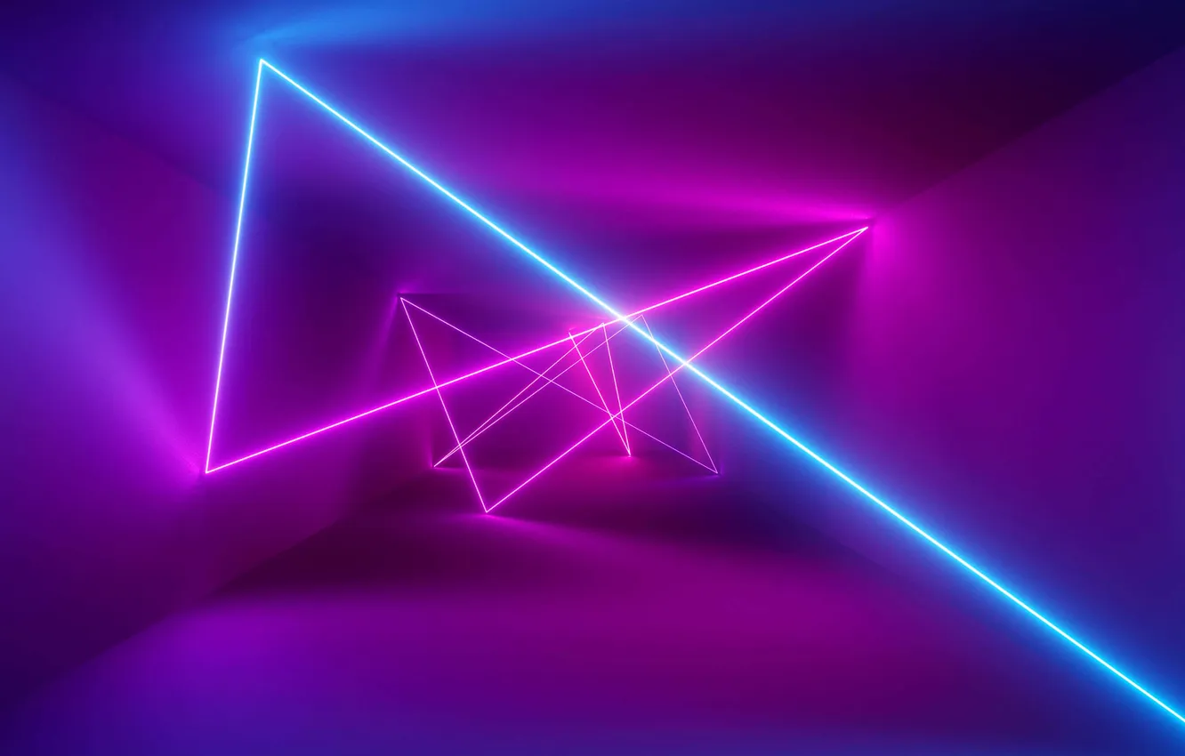 Photo wallpaper line, abstraction, neon, laser, lines, neon, abstraction, laser