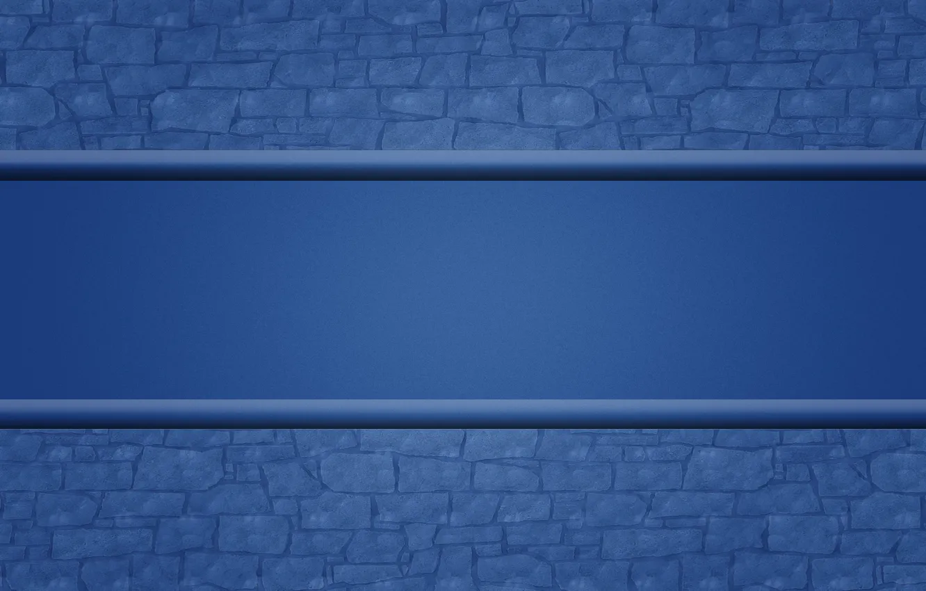 Photo wallpaper blue, wall, strip, texture