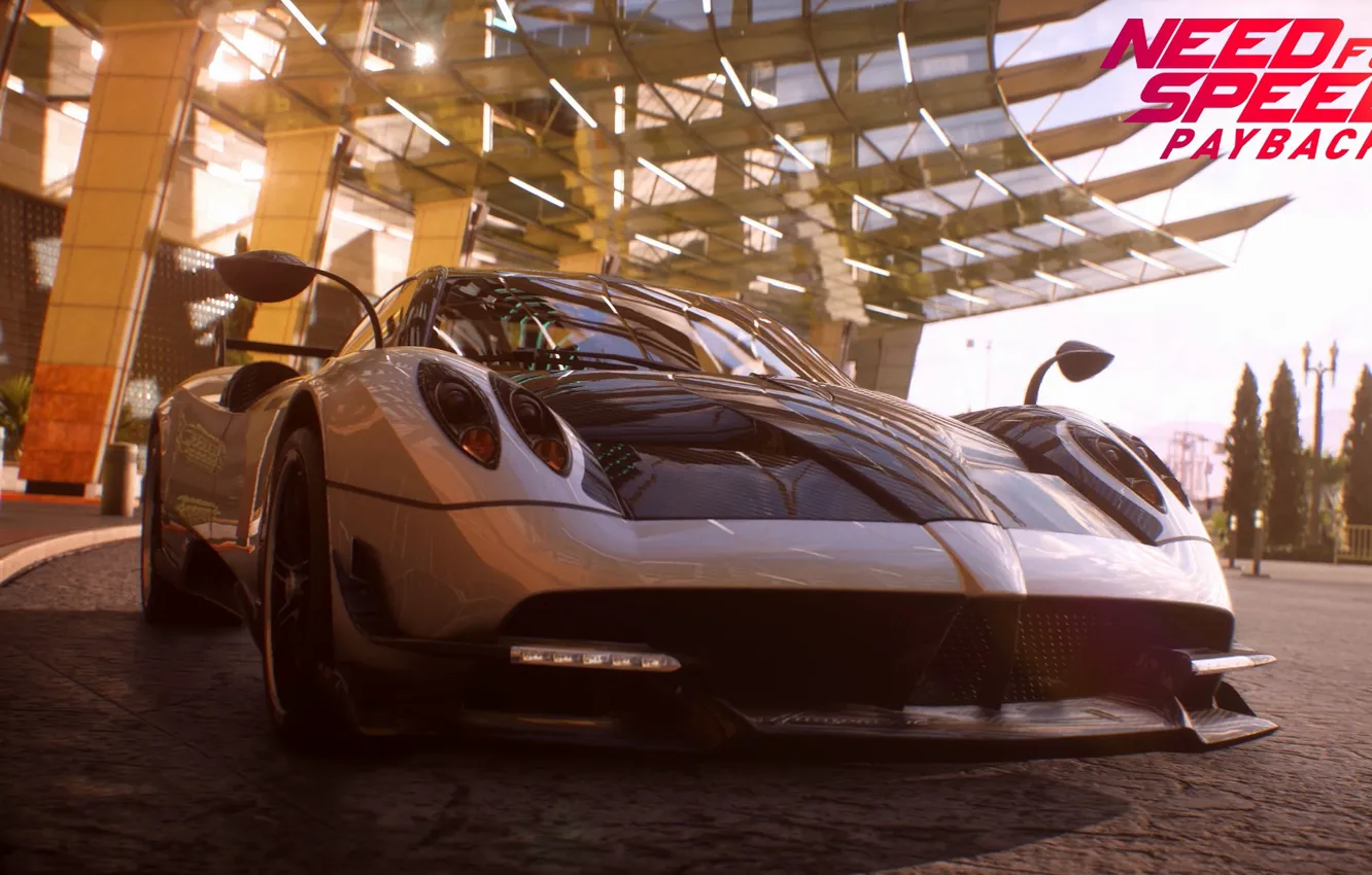 Photo wallpaper machine, mirror, car, Need for Speed: Payback