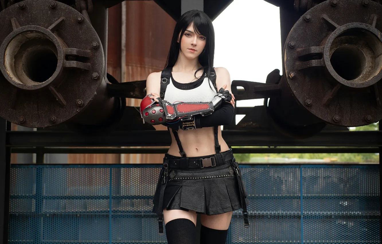 Photo wallpaper Final Fantasy, woman, young, beautiful, model, cosplay, Charming, Candyball