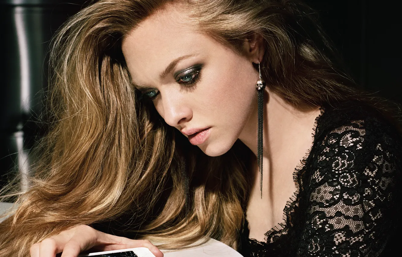 Photo wallpaper makeup, actress, hairstyle, Amanda Seyfried, Amanda Seifred, Un-Titled Project, Painting Marder