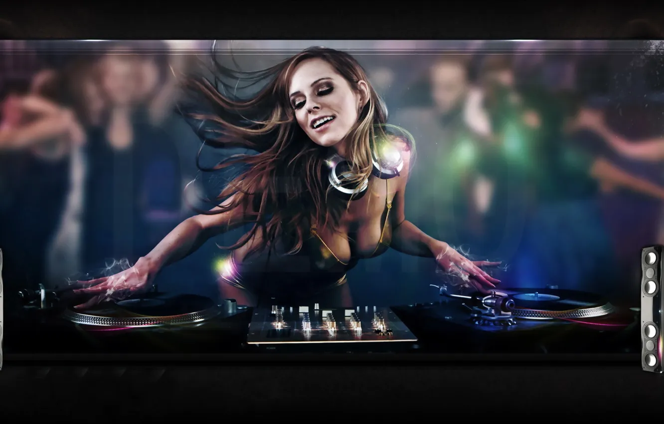 Photo wallpaper style, music, club, mixer