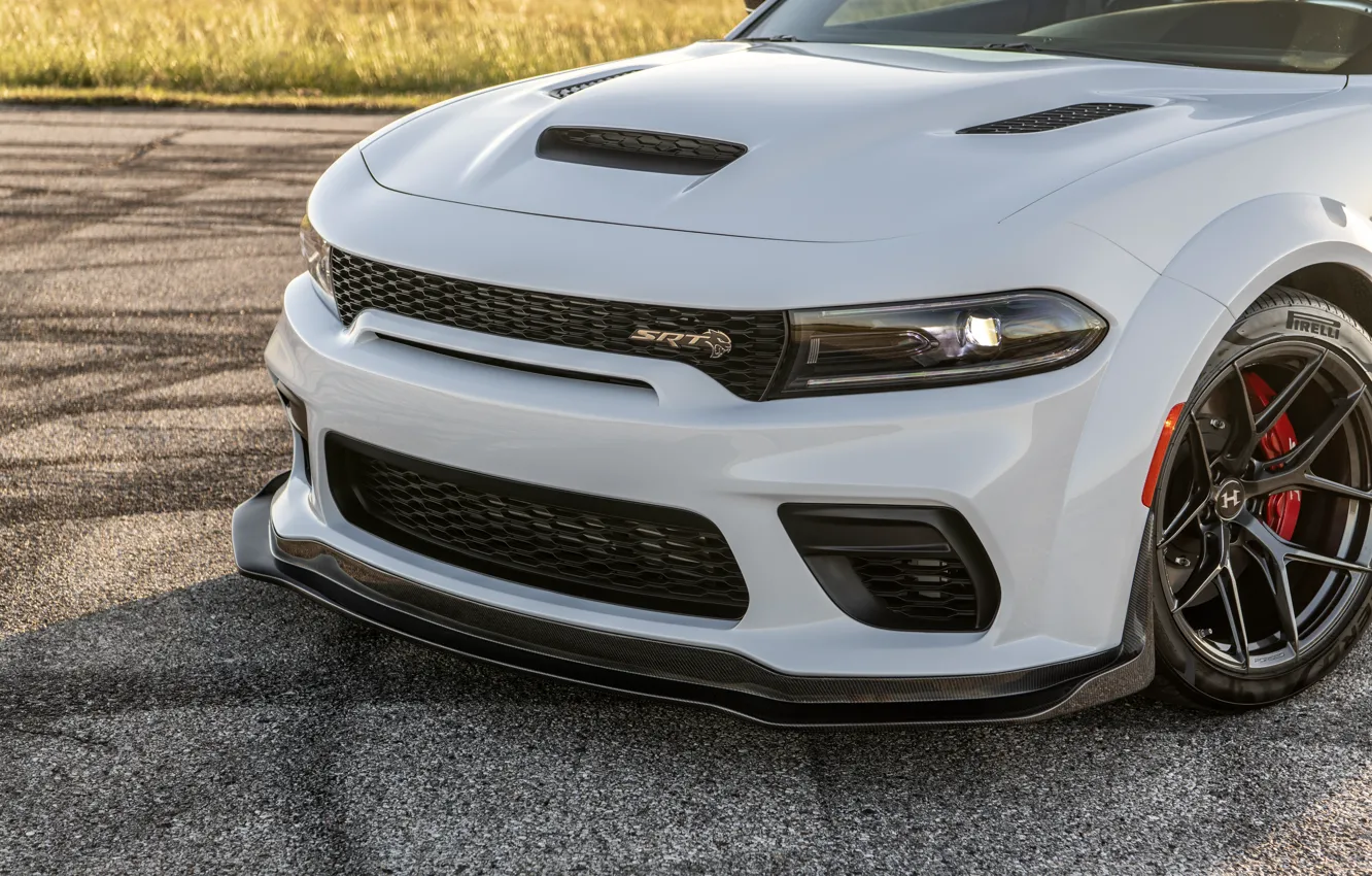 Photo wallpaper Dodge, close-up, Charger, Hennessey, Hennessey Dodge Charger