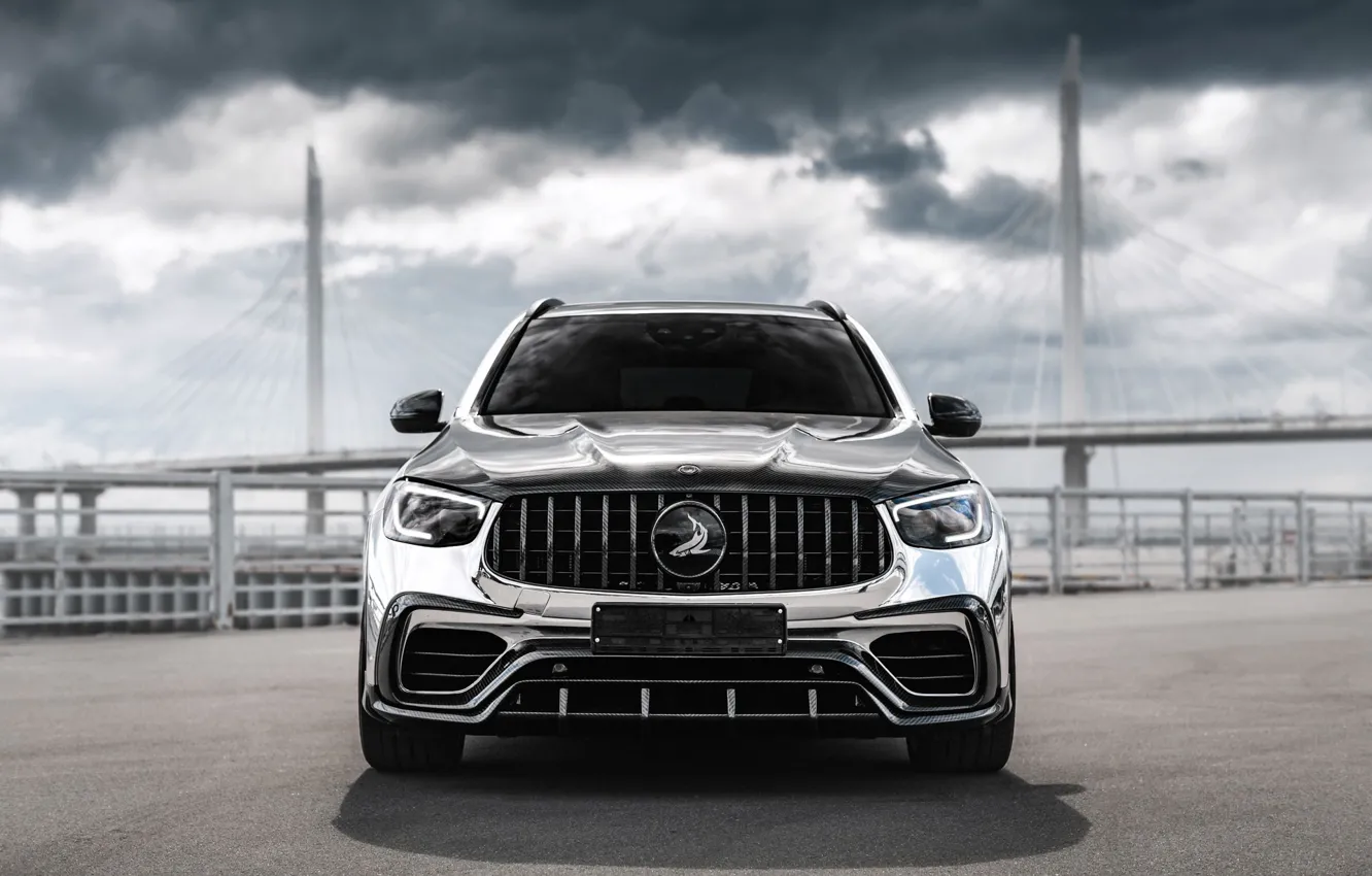 Photo wallpaper tuning, power, Mercedes, AMG, Suite, exterior, HELL, Mercedes AMG GLC 63 S