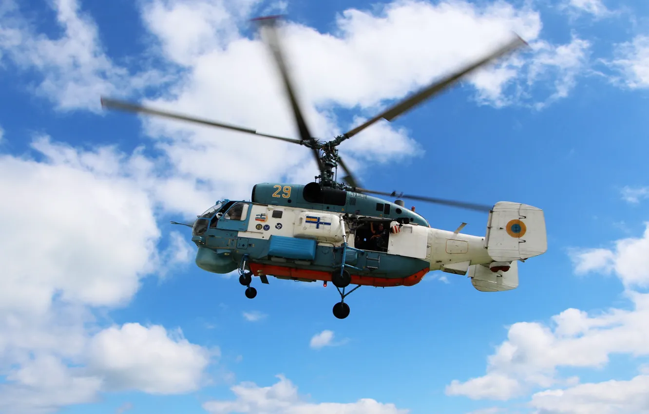 Photo wallpaper Helicopter, Ukraine, Ka-27, Ka-27PS, The Ukrainian Navy