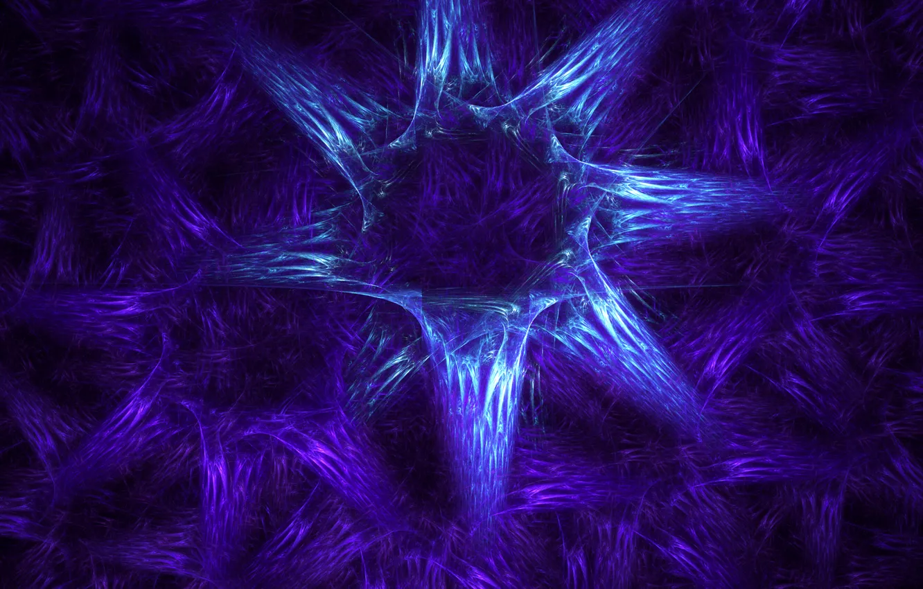 Photo wallpaper stars, light, flowers, pattern, structure, petals, twilight, the volume