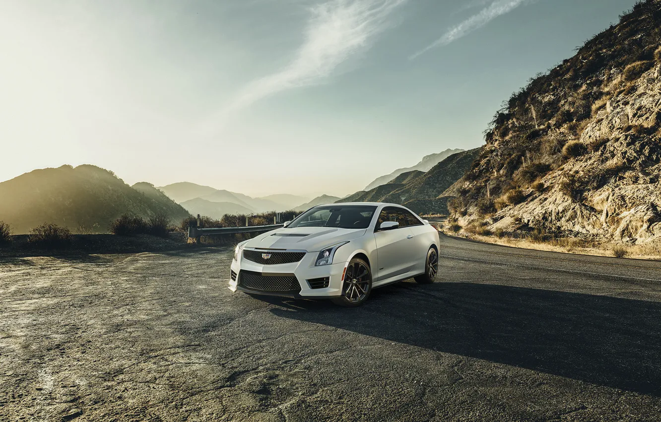 Photo wallpaper Cadillac, Coupe, 2016, ATS-V