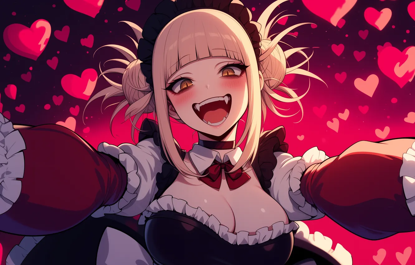 Photo wallpaper anime, art, wallpaper, the maid, apron, selfie, housewife, apron