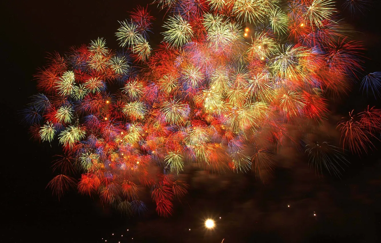 Photo wallpaper holiday, fireworks, firework