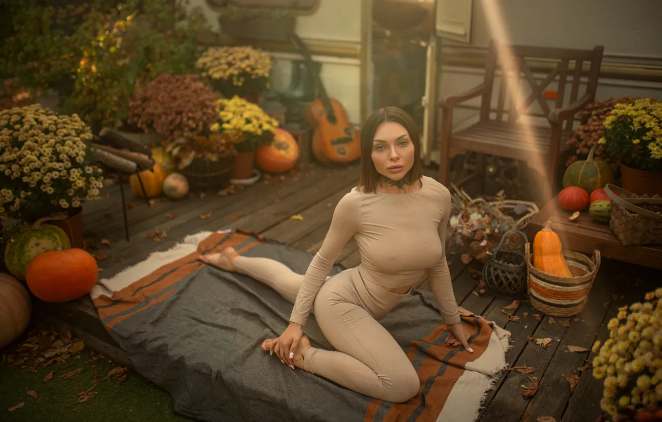 Photo wallpaper look, girl, Evgeny Smaltsuga