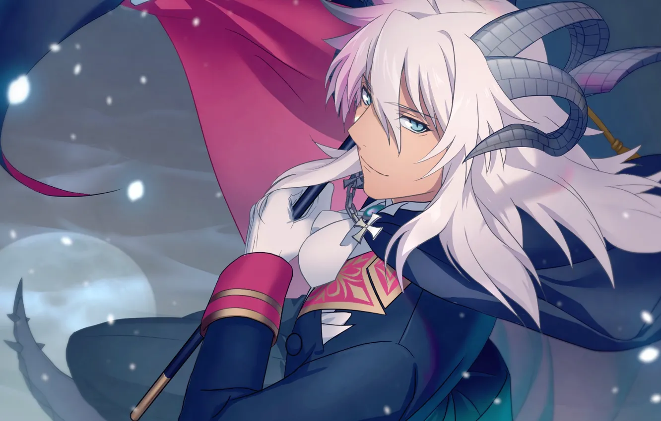 Photo wallpaper the demon, horns, guy, Fate / Grand Order