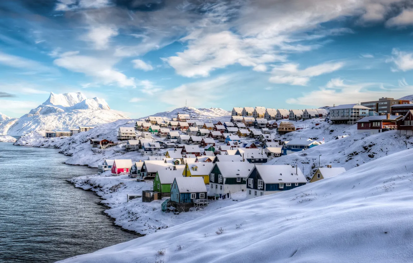 Photo wallpaper Greenland, Nuuk, Vestgronland