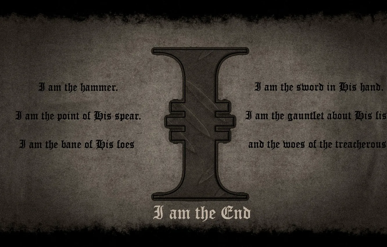 Photo wallpaper warhammer, end, symbol