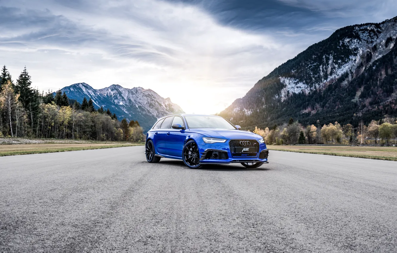 Photo wallpaper Audi, 2018, ABBOT, universal, RS6, Nogaro Edition