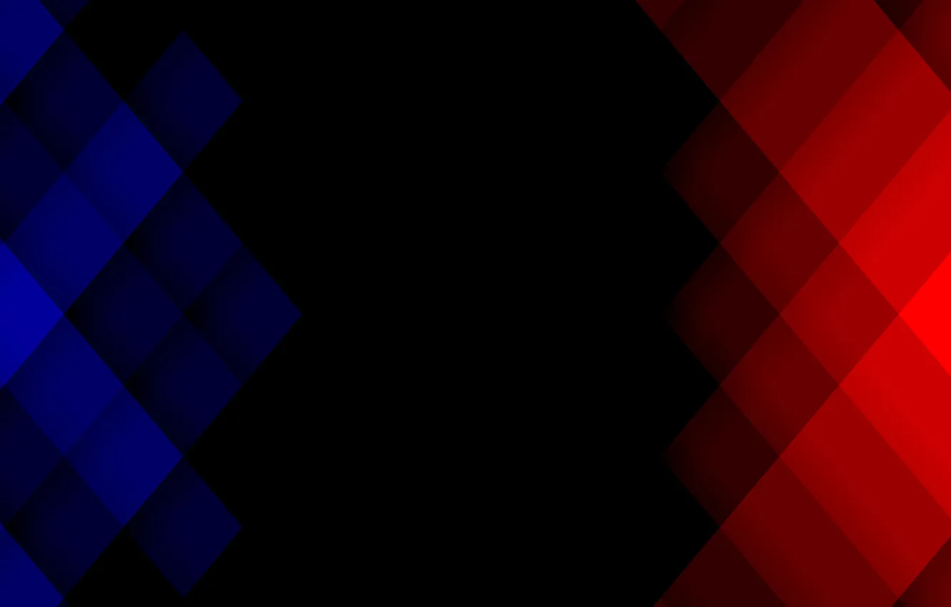 Photo wallpaper blue, red, squares, pixels