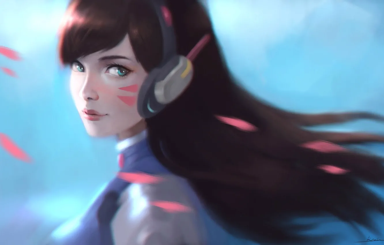 Photo wallpaper game, Blizzard Entertainment, Overwatch, D.Va, Hannah's Dream, Hanna Son