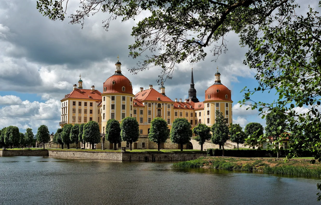 Photo wallpaper Germany, castle, Moritzburg, Photo by Gert
