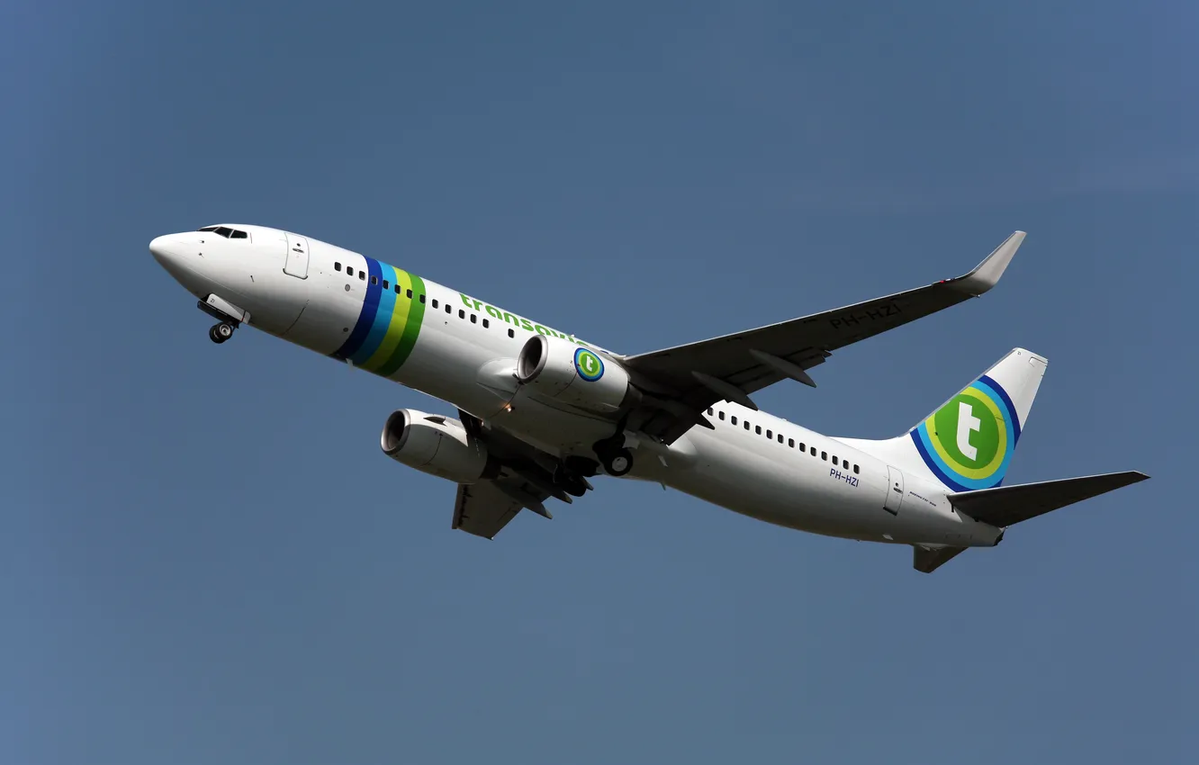 Photo wallpaper aviation, the plane, the rise, civil