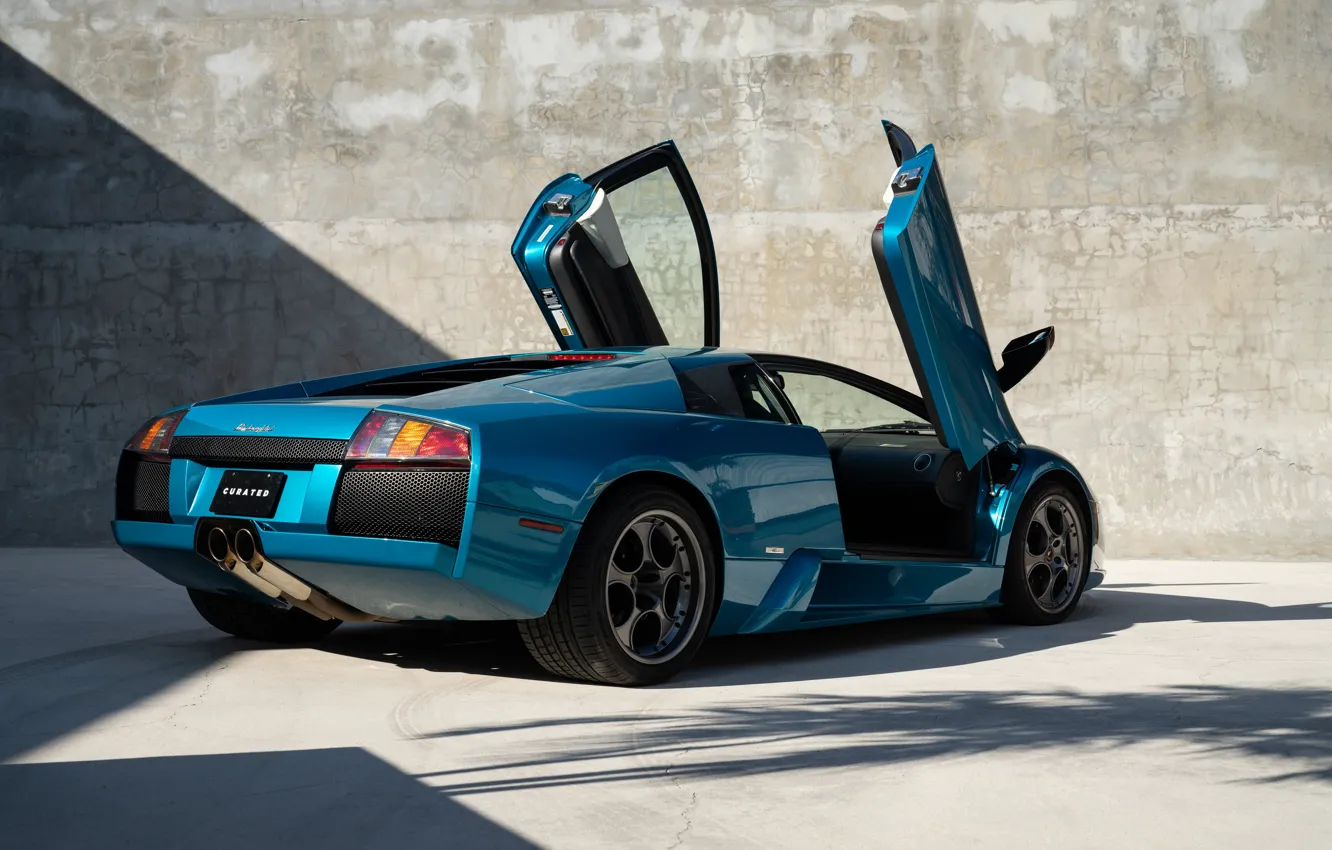 Photo wallpaper Lamborghini, Lamborghini Murcielago, Murcielago, rear view