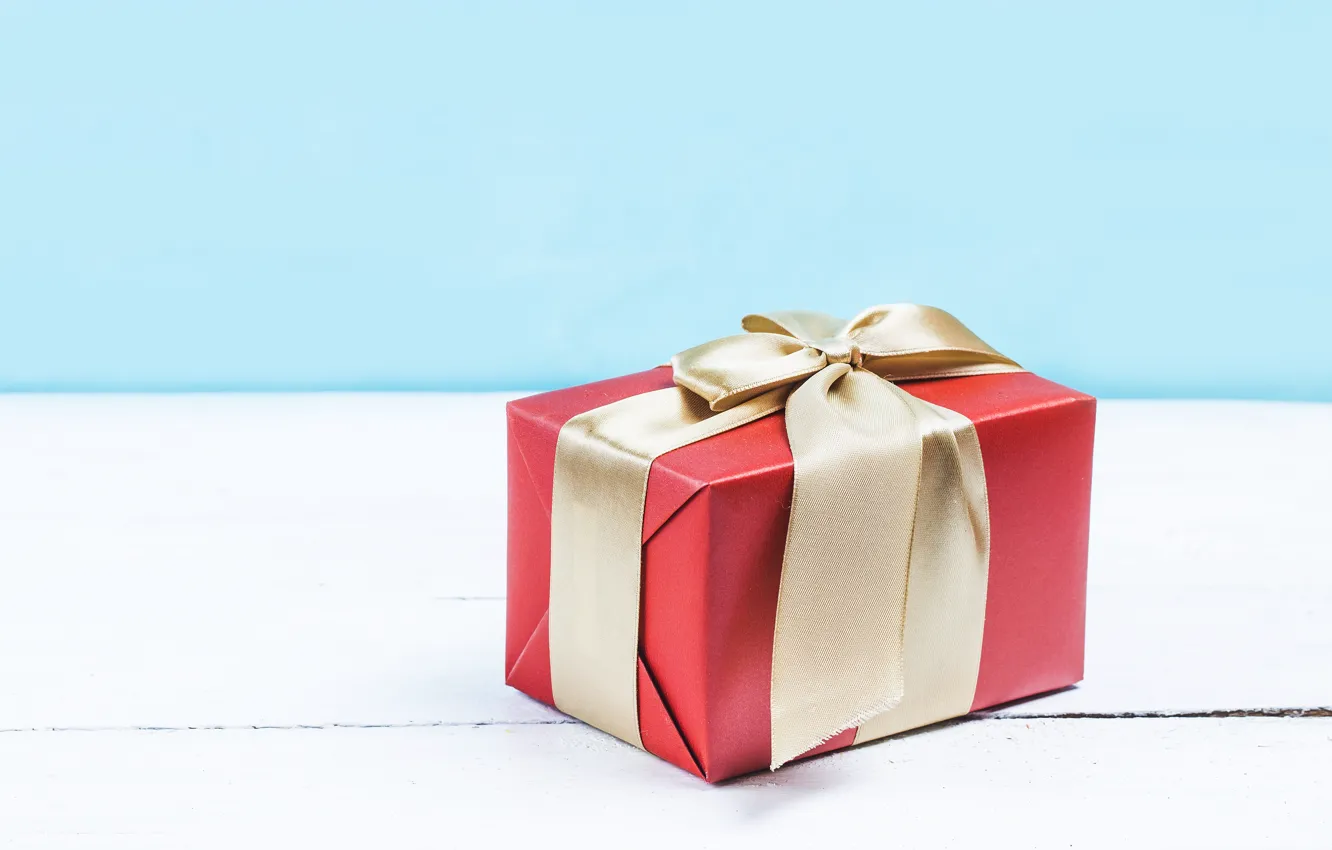 Photo wallpaper holiday, box, gift, new year, Christmas, tape, Christmas, box