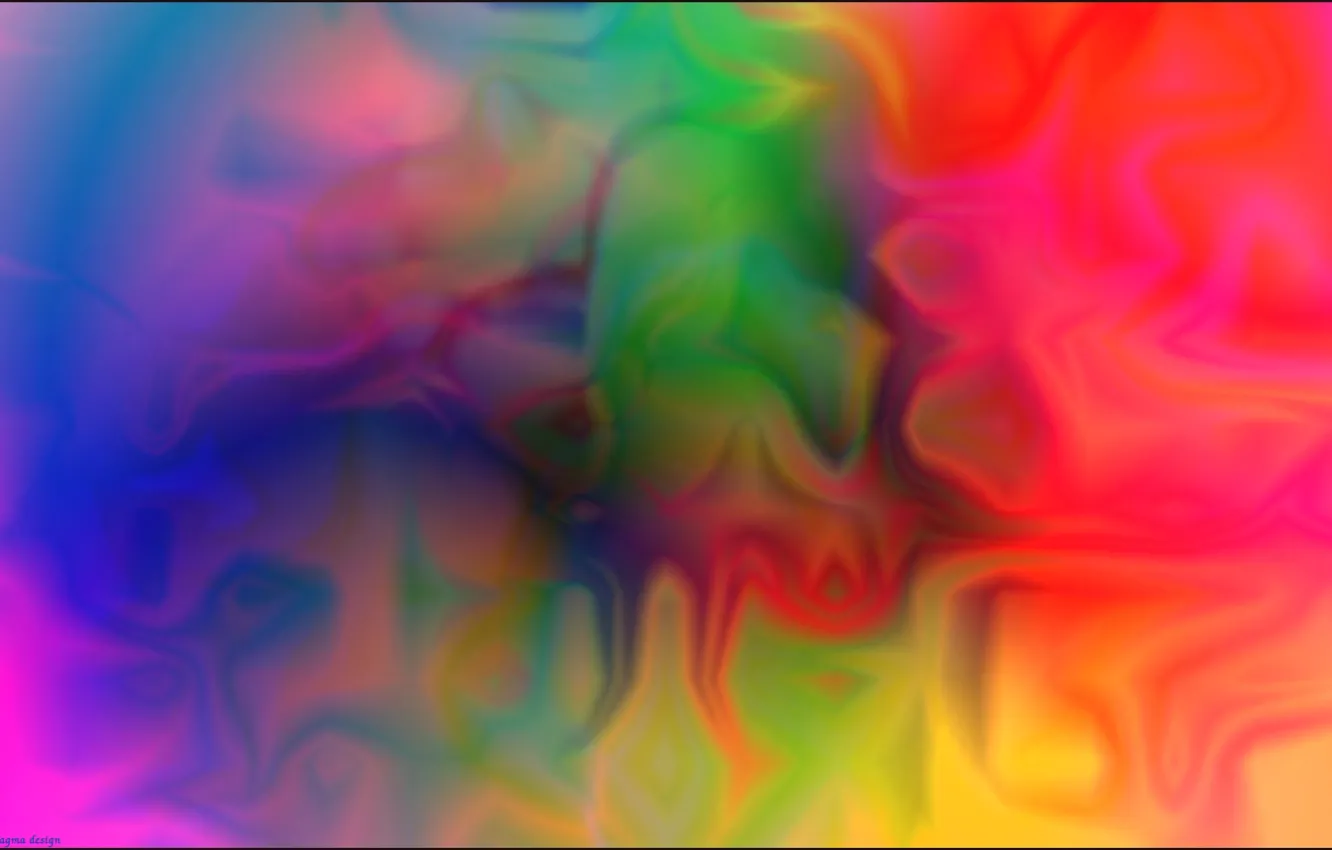 Photo wallpaper light, smoke, color, gas, fractal