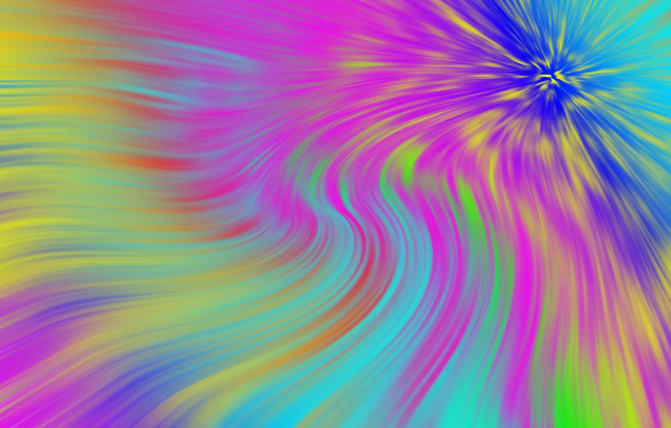 Photo wallpaper graphics, color, wave