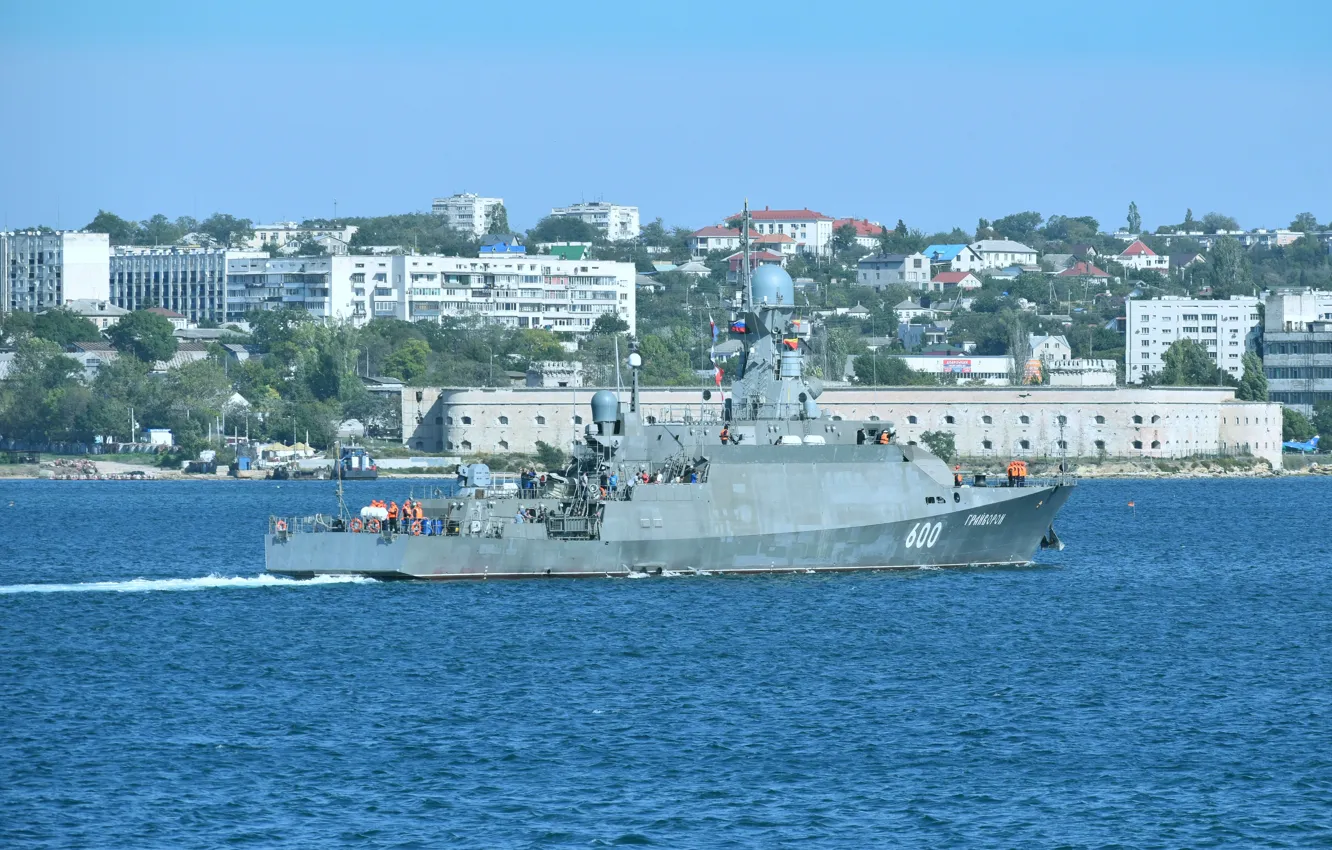 Photo wallpaper ship, rocket, small, Sevastopol, Grayvoron