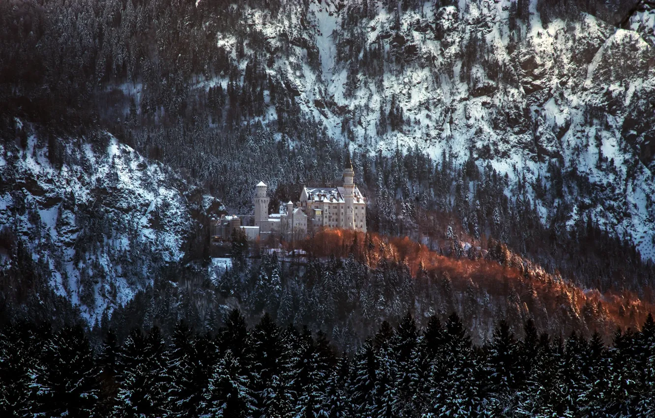 Photo wallpaper Germany, Bavaria, Hohenschwangau