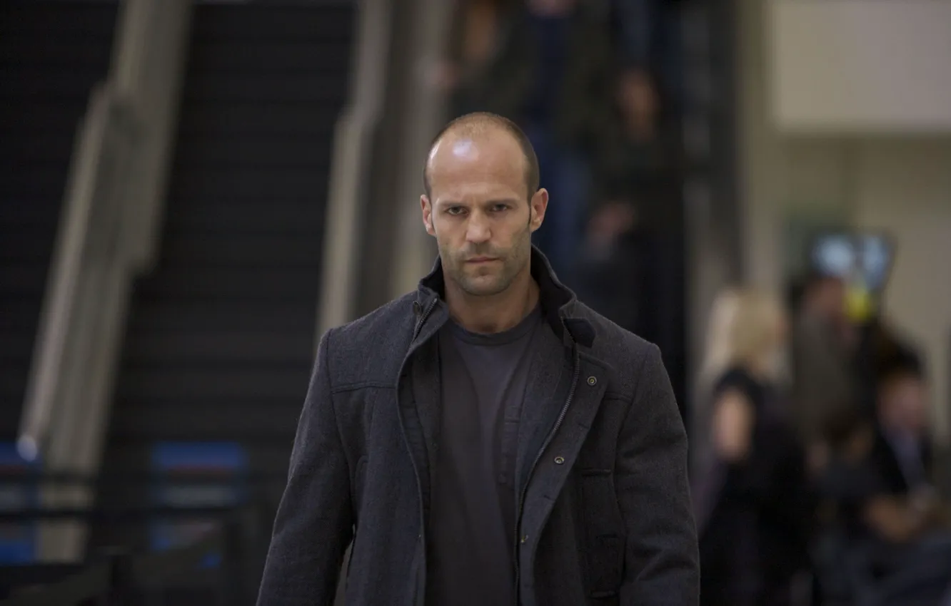 Photo wallpaper Front, man, Jason Statham, look