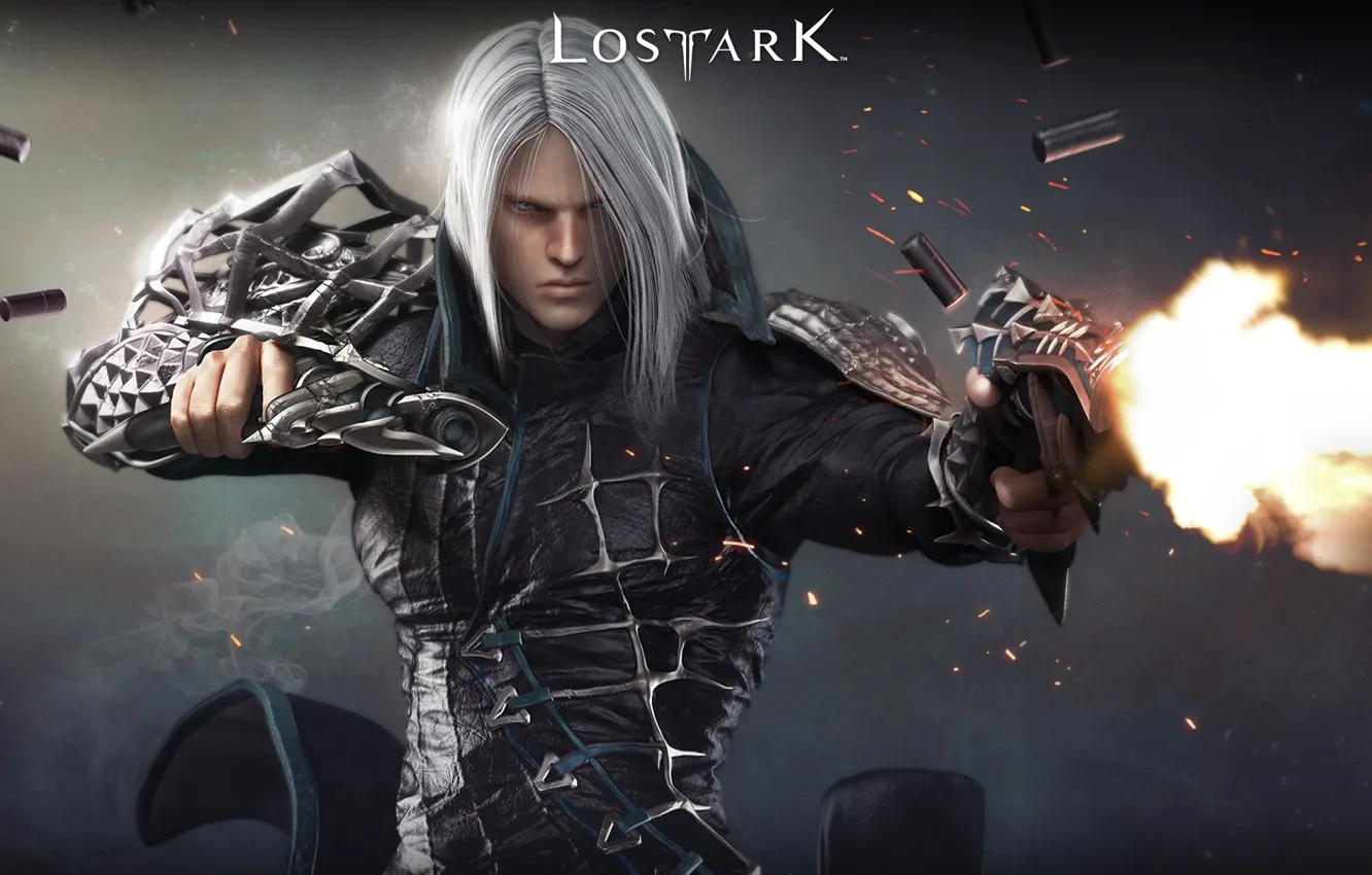 Photo wallpaper weapons, fire, the game, sleeve, Lost Ark