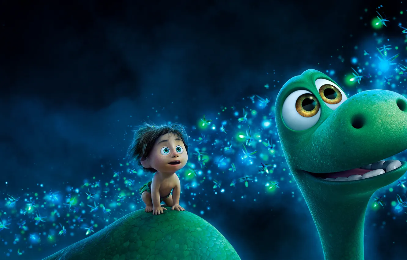 Photo wallpaper cartoon, animated film, The good dinosaur, The Good Dinosaur
